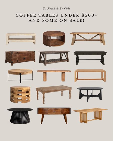 Solid wood coffee tables under $500 and some on sale!
-
Wayfair coffee table - solid wood coffee table - oval coffee table - rectangule coffee table - round coffee table wood - cane legs coffee table - acacia wood coffee table - coffee table with drawers - farmhouse coffee table - rounded edge coffee table - child safe coffee table - affordable coffee tables 

#LTKsalealert #LTKhome