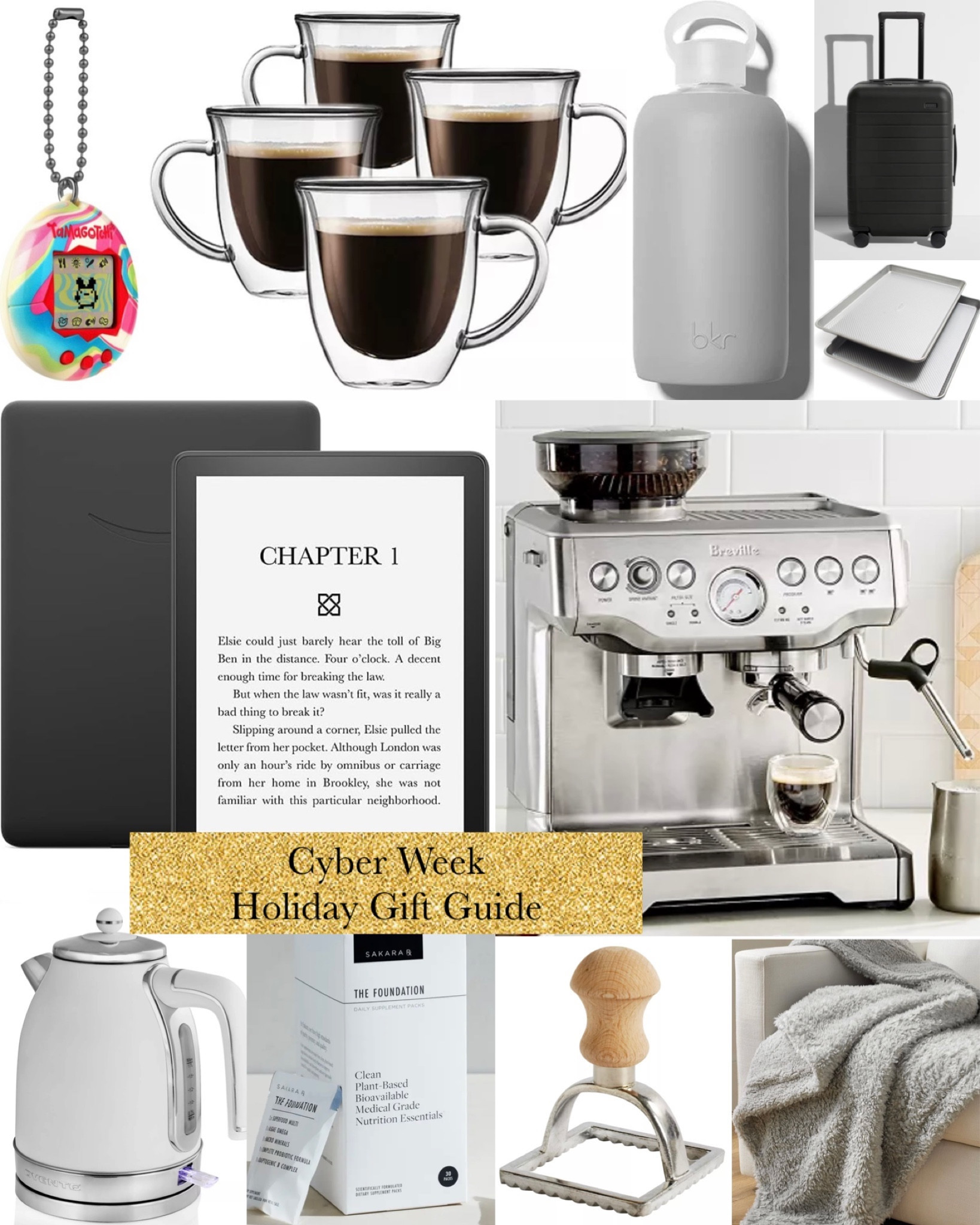 Holiday gift guide pt 1! Some of my favorite home items & items that make you feel at home! E-reader (I probably use this more than anything else in my life) my go-to luggage, water bottle, supplements and cookware. Plus some cute and cozy items for home and the holiday season. BONUS: all items currently on sale!!!! 



Gift guide for her, cyber week, gift guide for him, coffee, tea, kitchen, home, reader, water bottle, luggage, travel, cookware, baking, vitamin, supplements 

#LTKCyberWeek #LTKGiftGuide #LTKhome