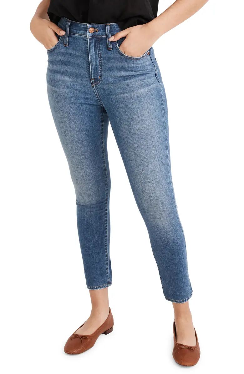 Madewell Curvy High Waist Crop Skinny Jeans | Nordstrom | Nordstrom