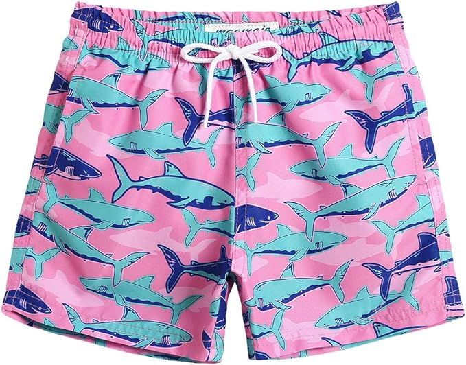 maamgic Boys Swim Trunks Toddler Swim Shorts Little Boys Bathing Suit Swimsuit Toddler Boy Swimwe... | Amazon (US)