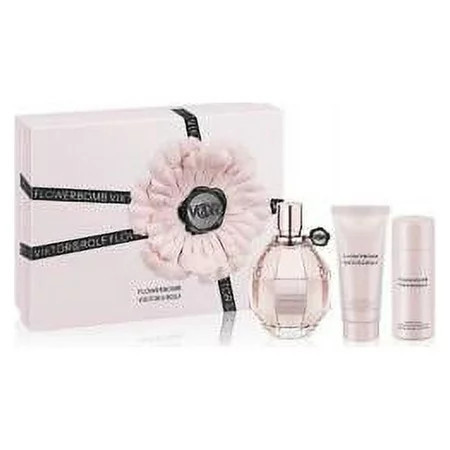 Viktor & Rolf Flowerbomb 3 Piece Gift Set( Eau De Parfum 100ml + Shower Gel + 50ml Body Cream 40ml) | Walmart (US)