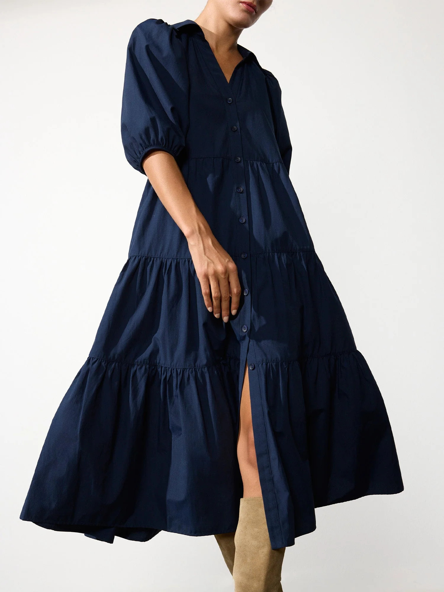 Women's Antigua Dress in Navy| Brochu Walker | Brochu Walker