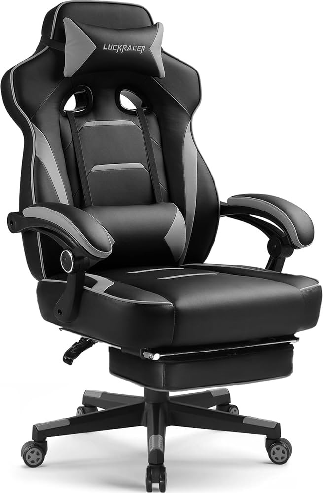 GTPLAYER Gaming Chair with Footrest, Big and Tall Game Chair 350lb Racing Style Computer Chair, E... | Amazon (US)