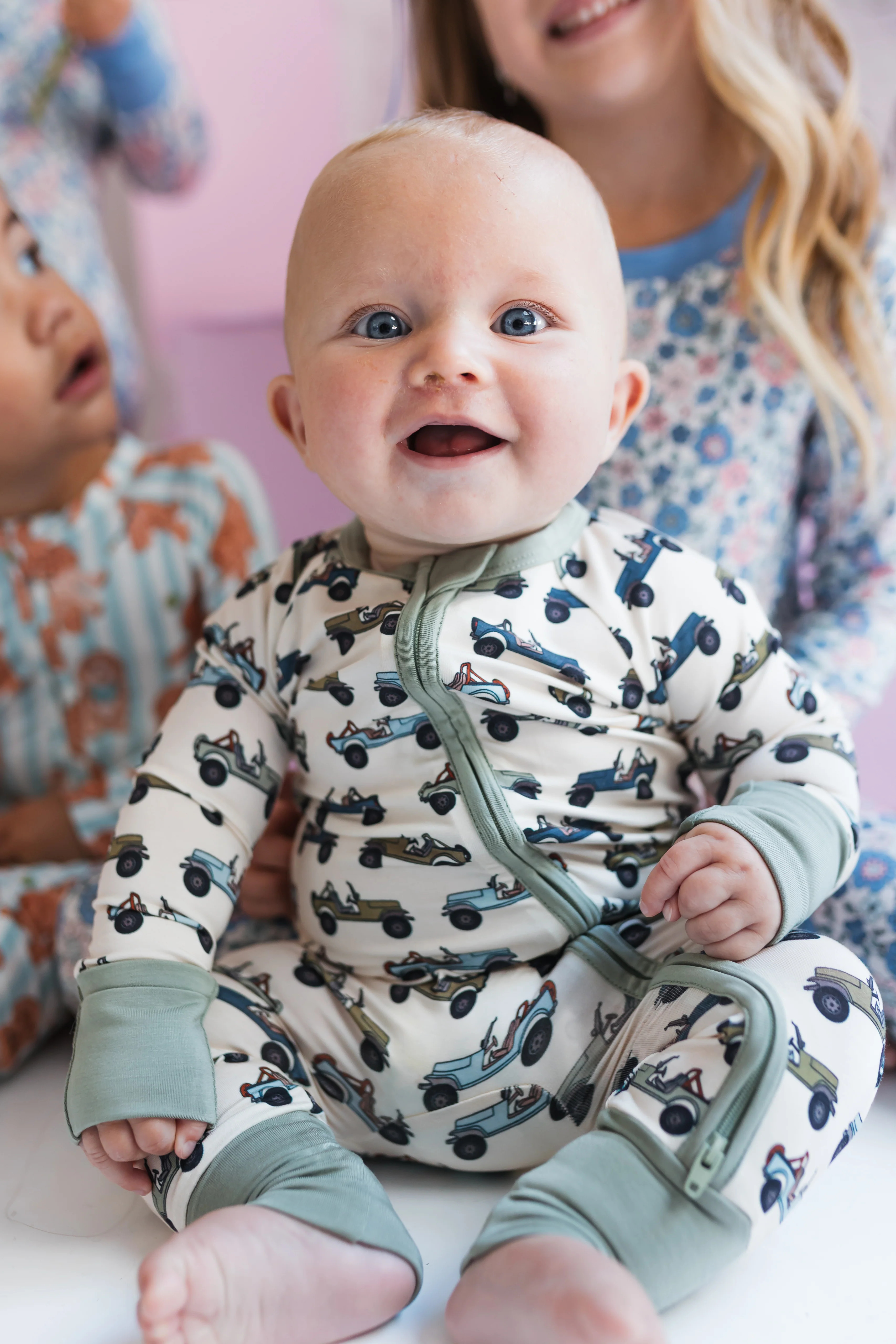 Jeep Beep Beep Zipper Romper | In My Jammers