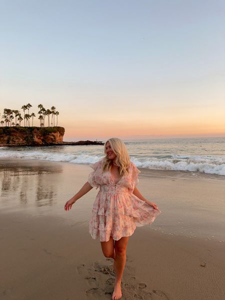 the perfect floral ruffle mini dress from lulus for only $89, I am wear by a size L size I am pregnant and want to be able to fit into it for a while but I would have sized down to a M if I wasn’t! The quality is amazing!! 

#LTKSeasonal #LTKstyletip #LTKfindsunder100