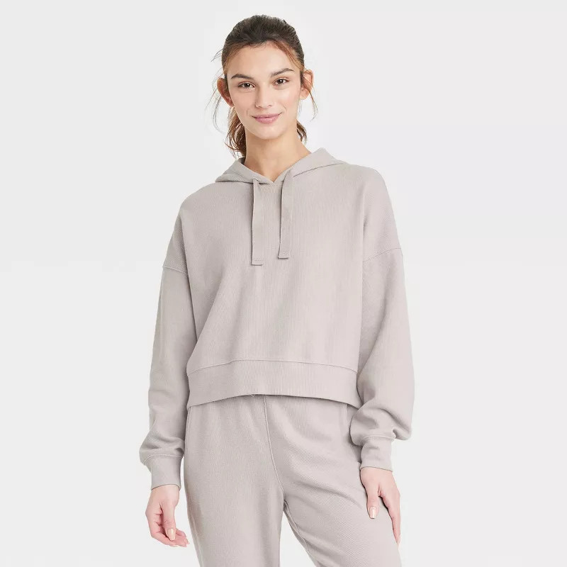 Women's Cozy Rib Sweatshirt - All in Motion™ | Target