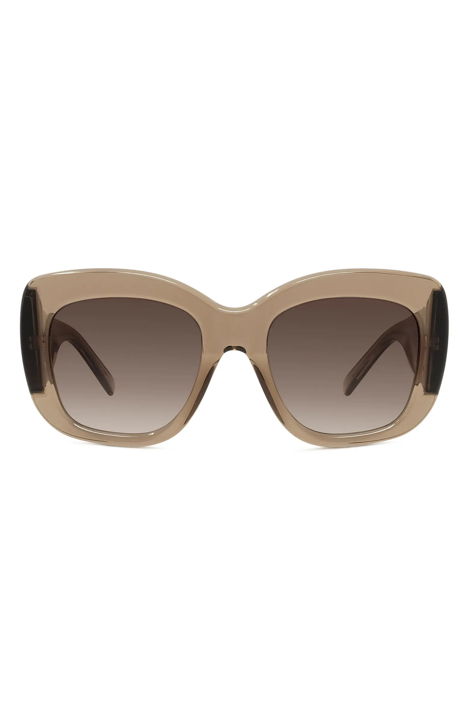 Bold 53mm Gradient Butterfly Sunglasses | Nordstrom