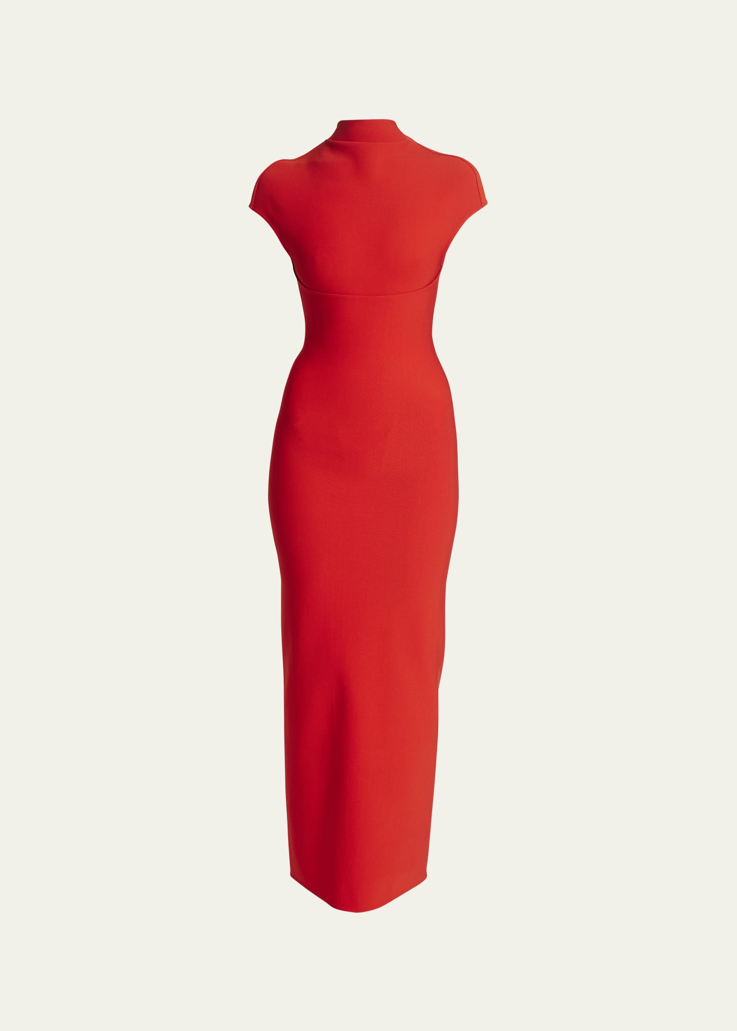 ALAIA Sculpting Jersey Corset Midi Dress | Bergdorf Goodman