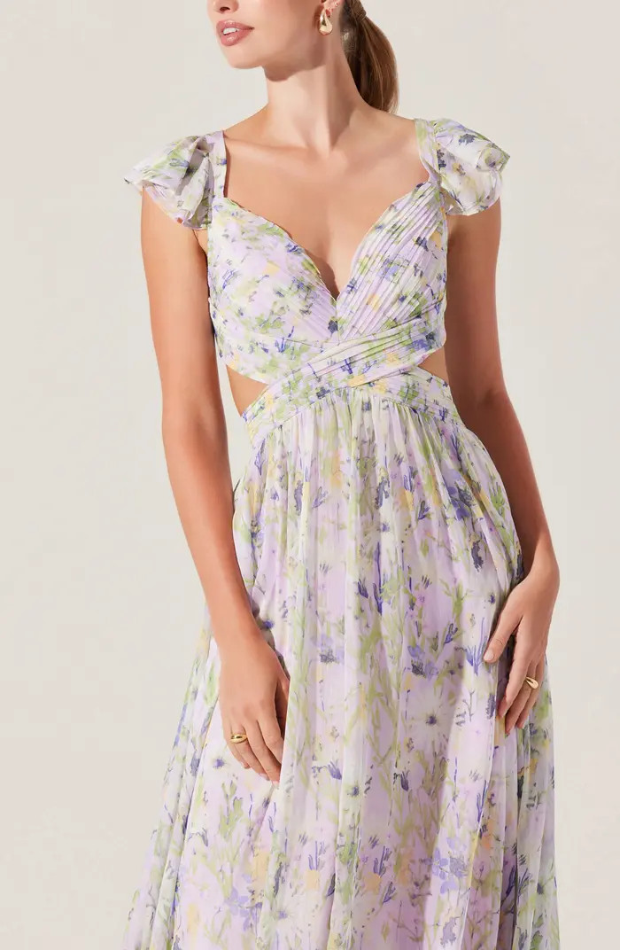 ASTR the Label Primrose Cutout Detail Maxi Dress | Nordstrom | Nordstrom