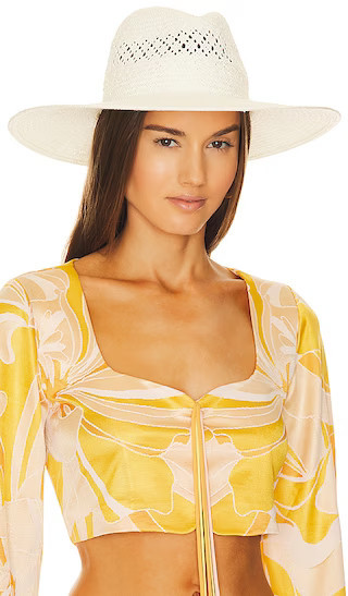 Hat Attack Luxe Packable Sun Hat in White. | Revolve Clothing (Global)