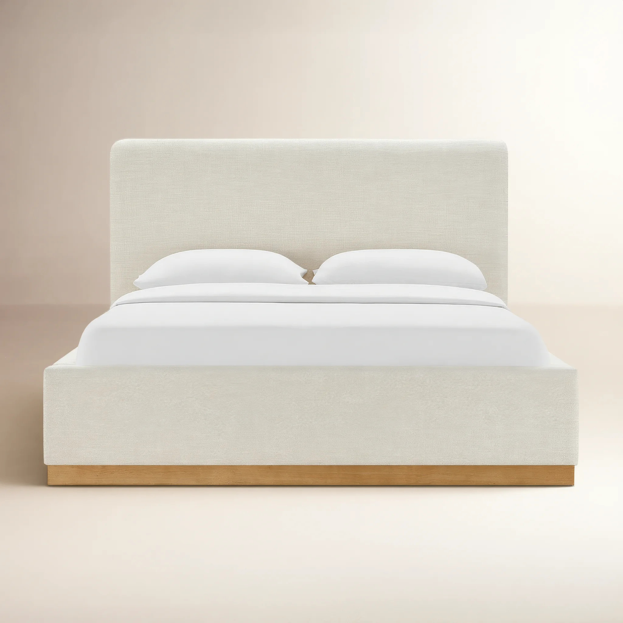 Delpha Grounded Upholstered Wood Base Bed | Wayfair North America