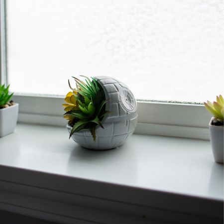 This Death Star planter is truly my favorite piece in our Star Wars themed guest bathroom! 

#LTKhome