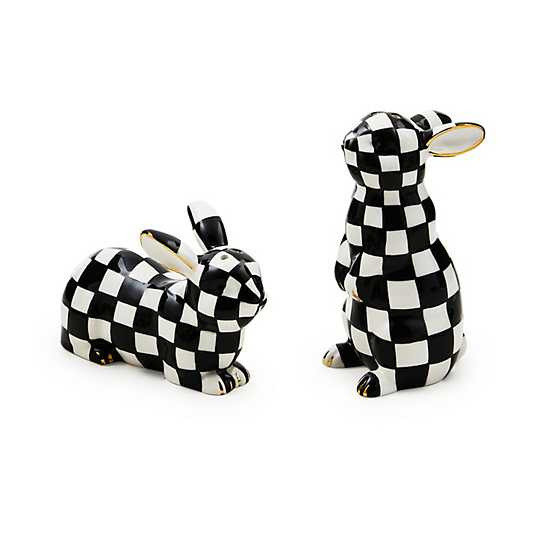 Courtly Bunny Salt & Pepper Set | MacKenzie-Childs