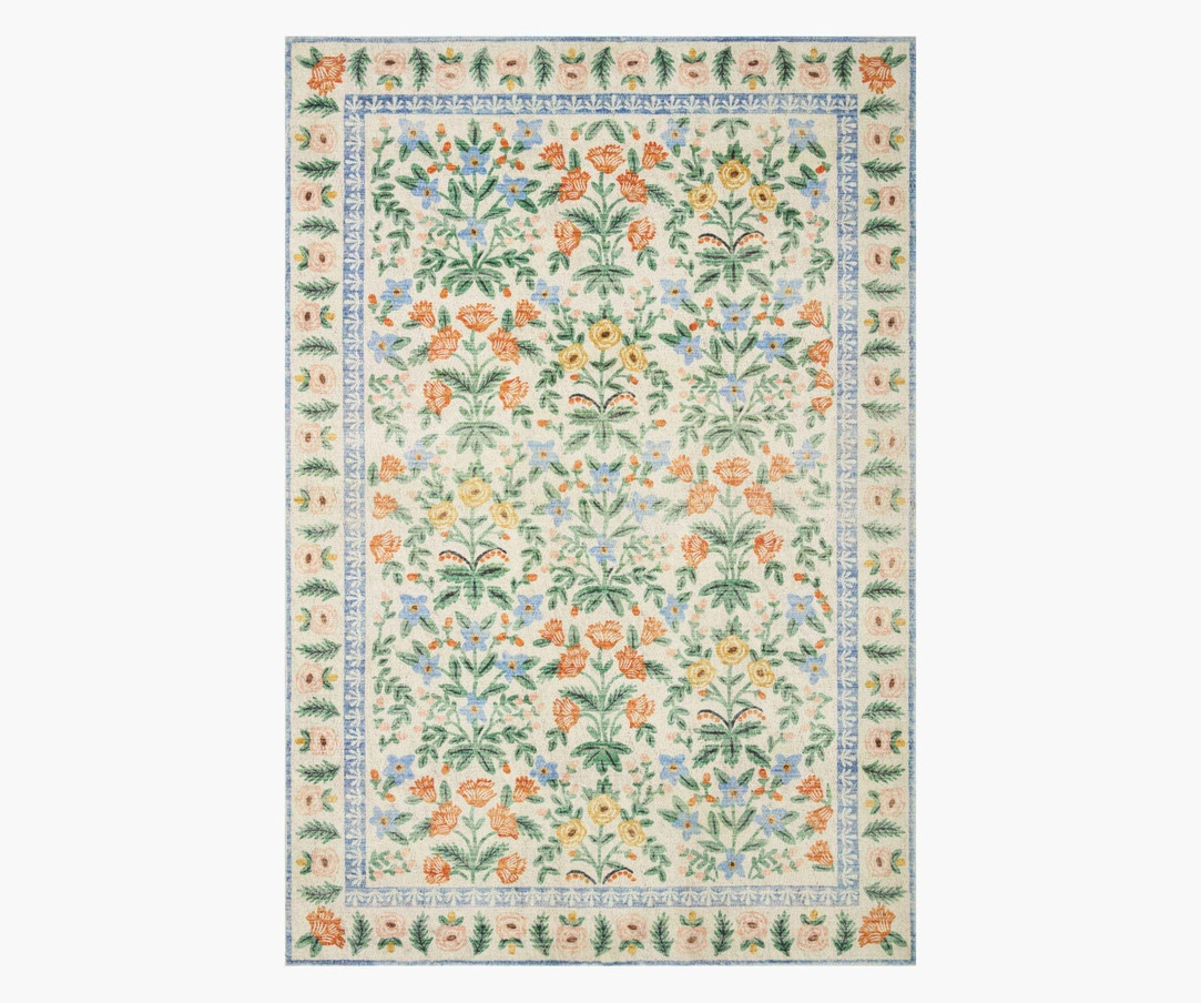 Eden Mughal Garden Printed Rug | Rifle Paper Co.