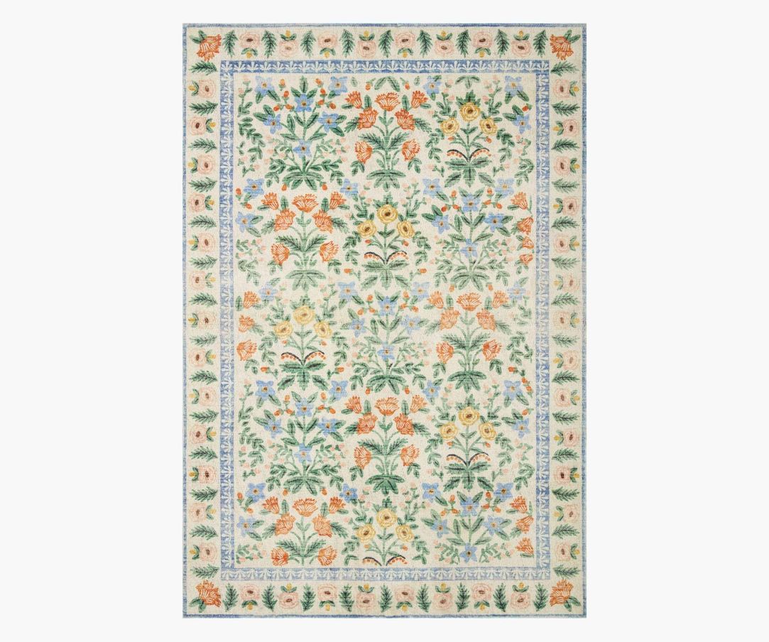 Eden Mughal Garden Printed Rug | Rifle Paper Co.