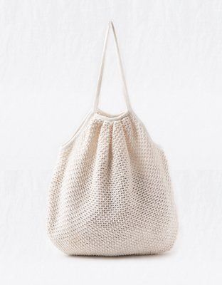 Aerie Crochet Tote Bag | American Eagle Outfitters (US & CA)