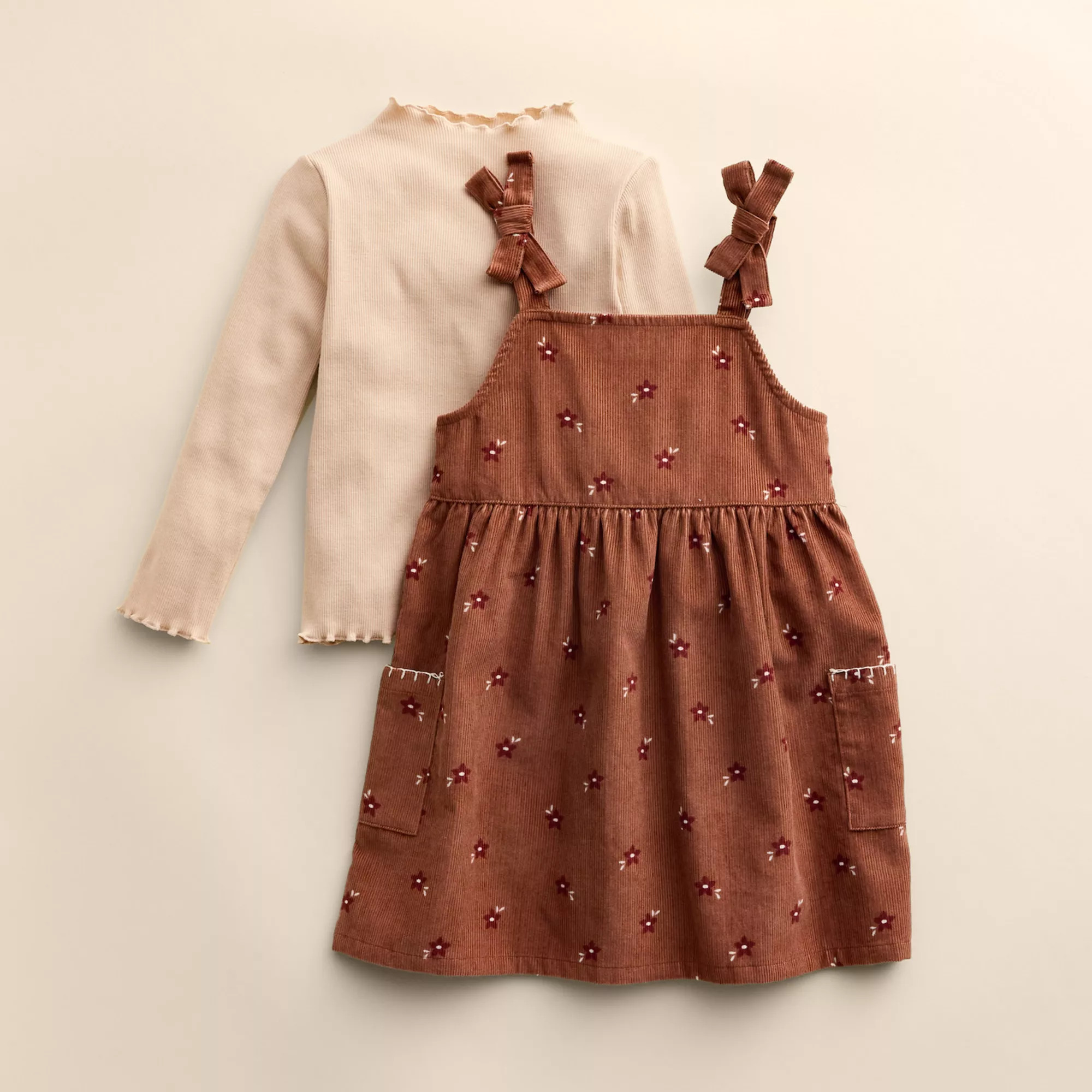 Baby & Toddler Girl Little Co. by Lauren Conrad 2-Piece Top & Jumper Dress Set | Kohl's