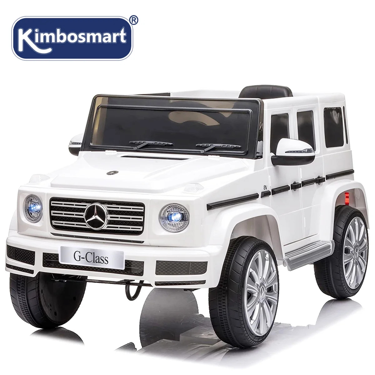 Kimbosmart Benz G500 12V Electric Power Ride on Car for Kids, with Remote Control, 4 Wheels, LED ... | Walmart (US)