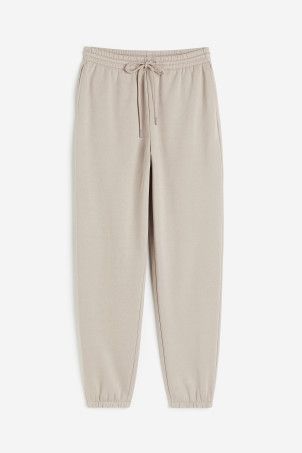 Cotton-blend sweatpants - Light grey marl - Ladies | H&M GB | H&M (UK, MY, IN, SG, PH, TW, HK)
