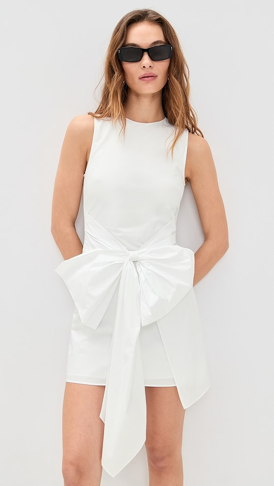 Sleeveless Dress with Bow | Shopbop