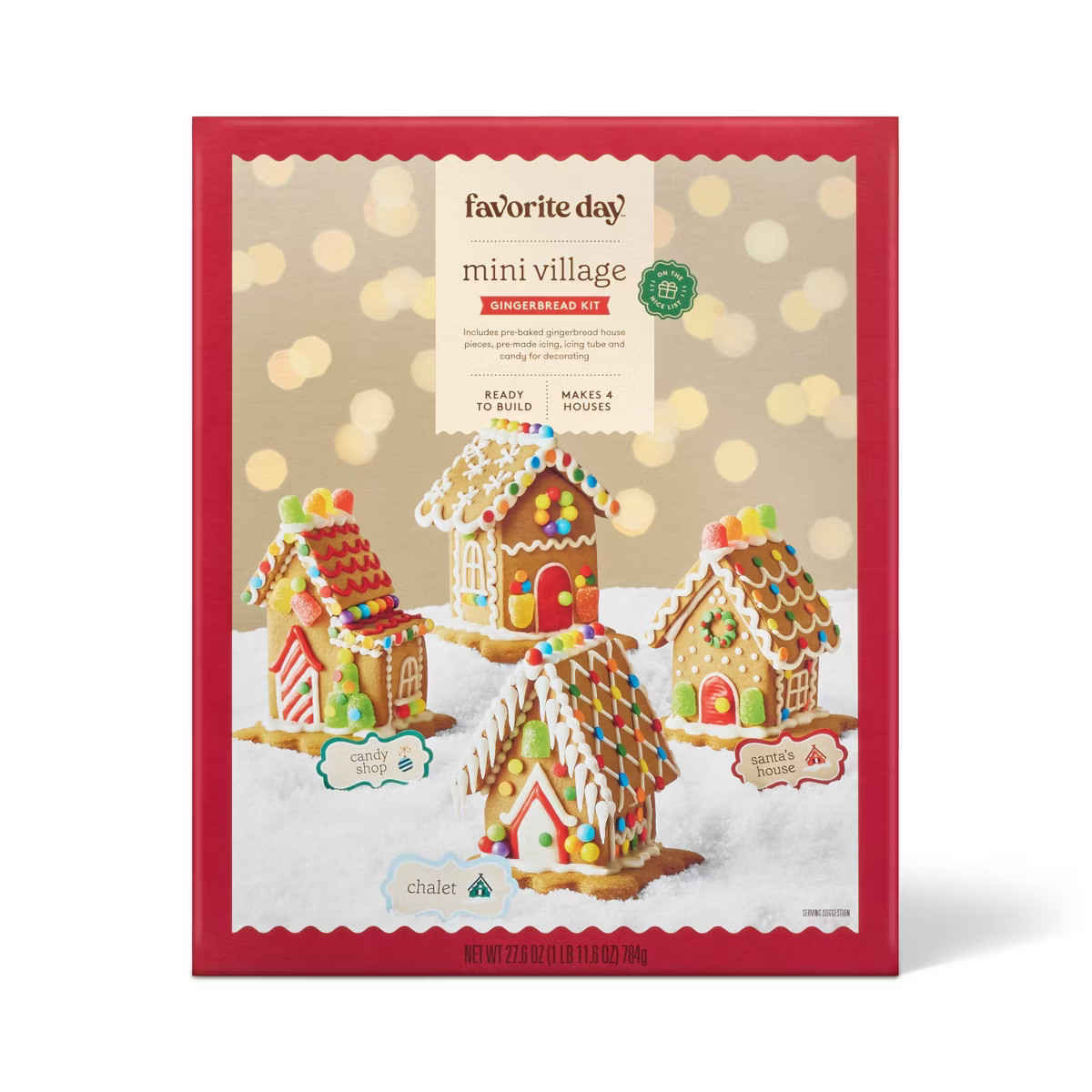 Christmas Mini Village Gingerbread House Kit - 36.2oz - Favorite Day™ | Target
