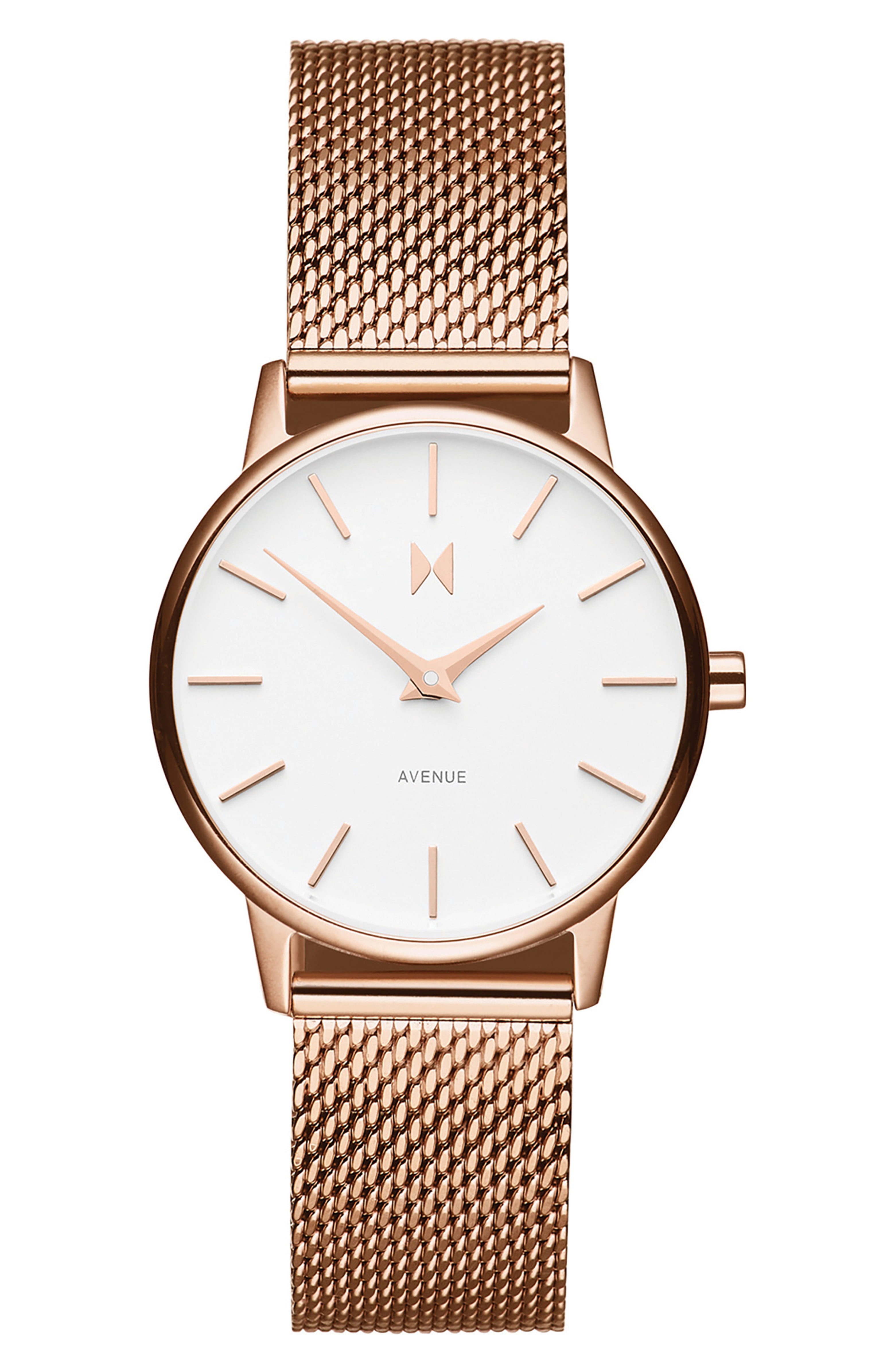 Lexington Mesh Strap Watch, 28mm | Nordstrom