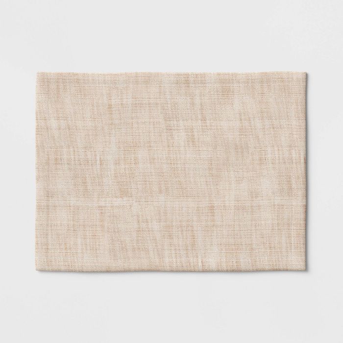 Cotton Woven Textured Placemat Brown - Threshold™ | Target