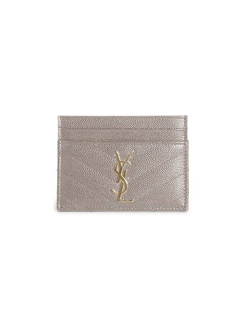 Monogram Matelassé Leather Card Case | Saks Fifth Avenue