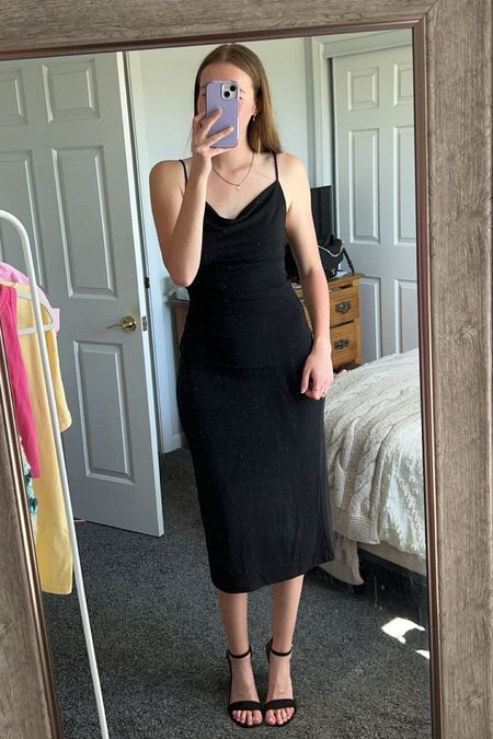 One of the most flattering dresses, comes in other colors, so affordable, size small (I sized down for a tighter fit) summer dress, wedding guest dress, dress, summer fashion, $31 from H&M

#LTKStyleTip #LTKWedding #LTKFindsUnder50