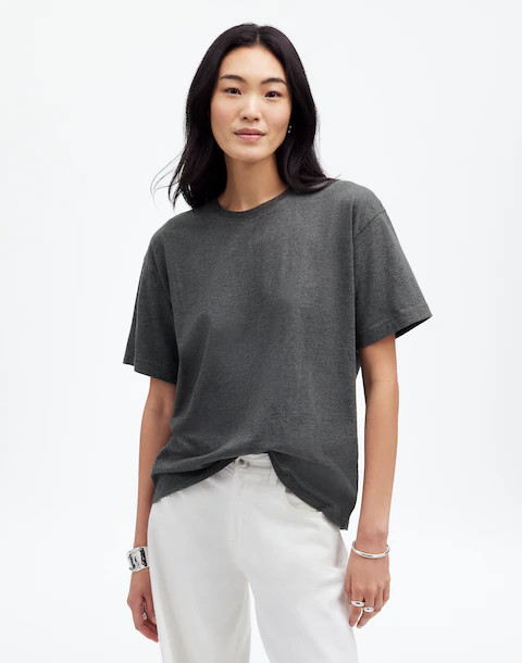 Cotton Relaxed Oversized Tee | Madewell