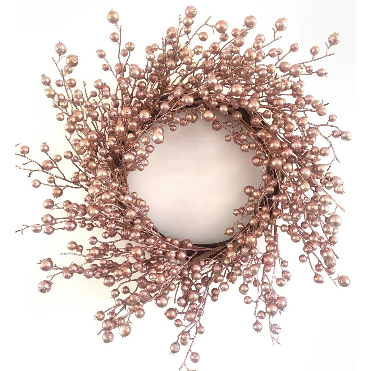 Handcrafted Faux Berry 24'' Wreath | Wayfair North America