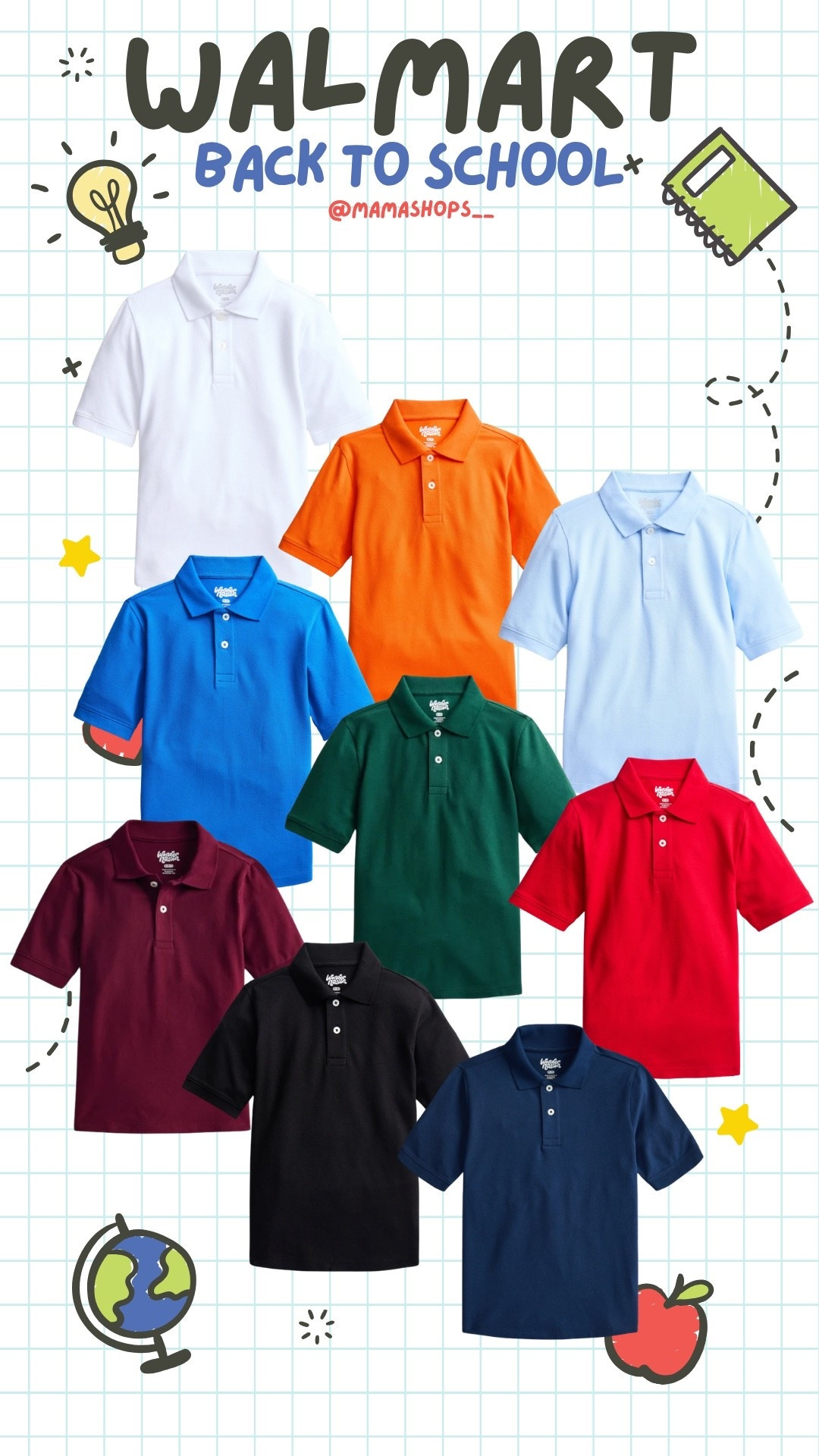 Wonder Nation collared button up uniform shirts for Boys, perfect for school days!👦🏻🚌

Find them at Walmart, linking here🔗✨

#LTKSeasonal #LTKKids #LTKmomlife