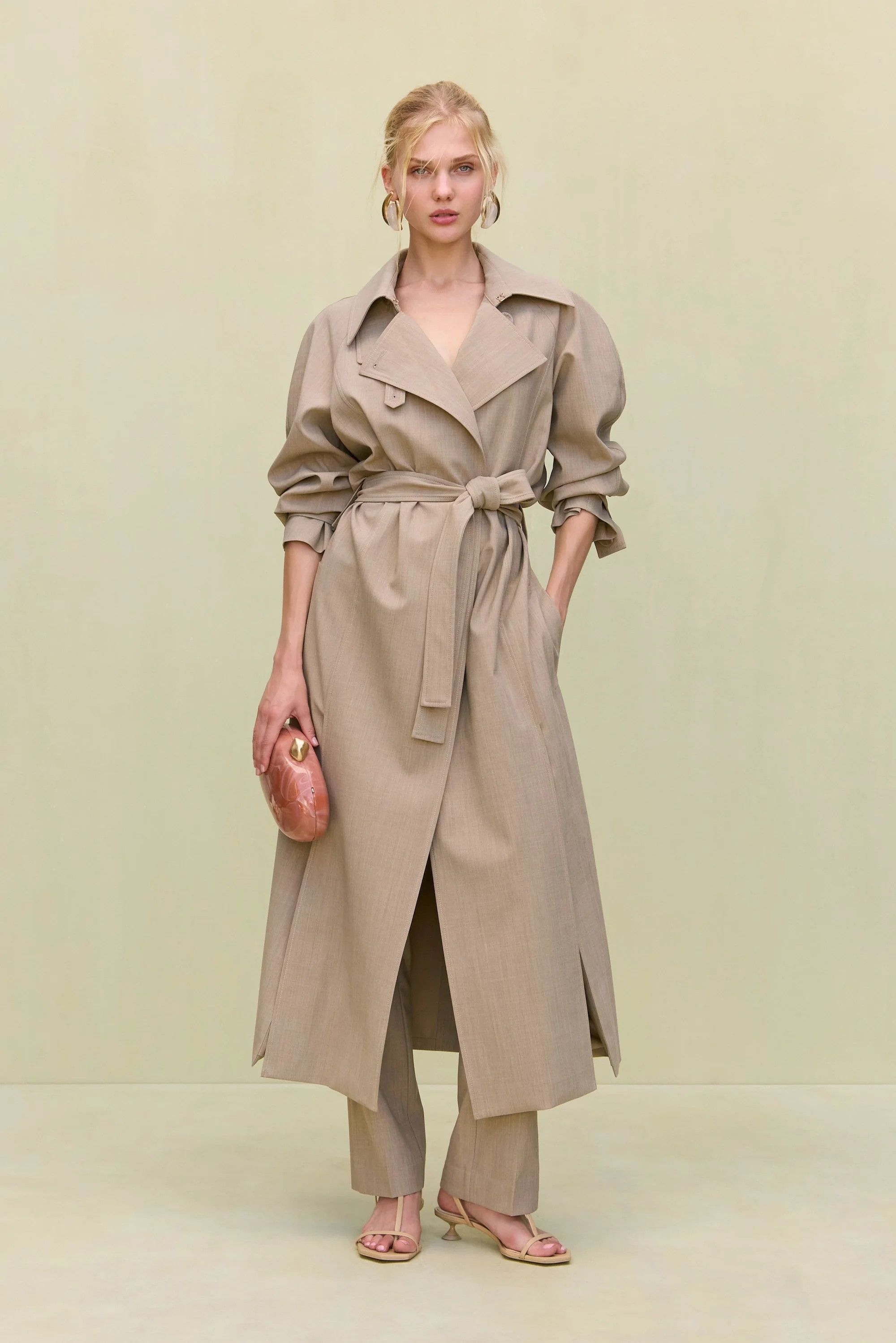 BRIGITA COAT - BEIGE | Cult Gaia - US