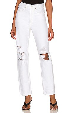 AGOLDE 90's Mid Rise Loose in Vanish from Revolve.com | Revolve Clothing (Global)