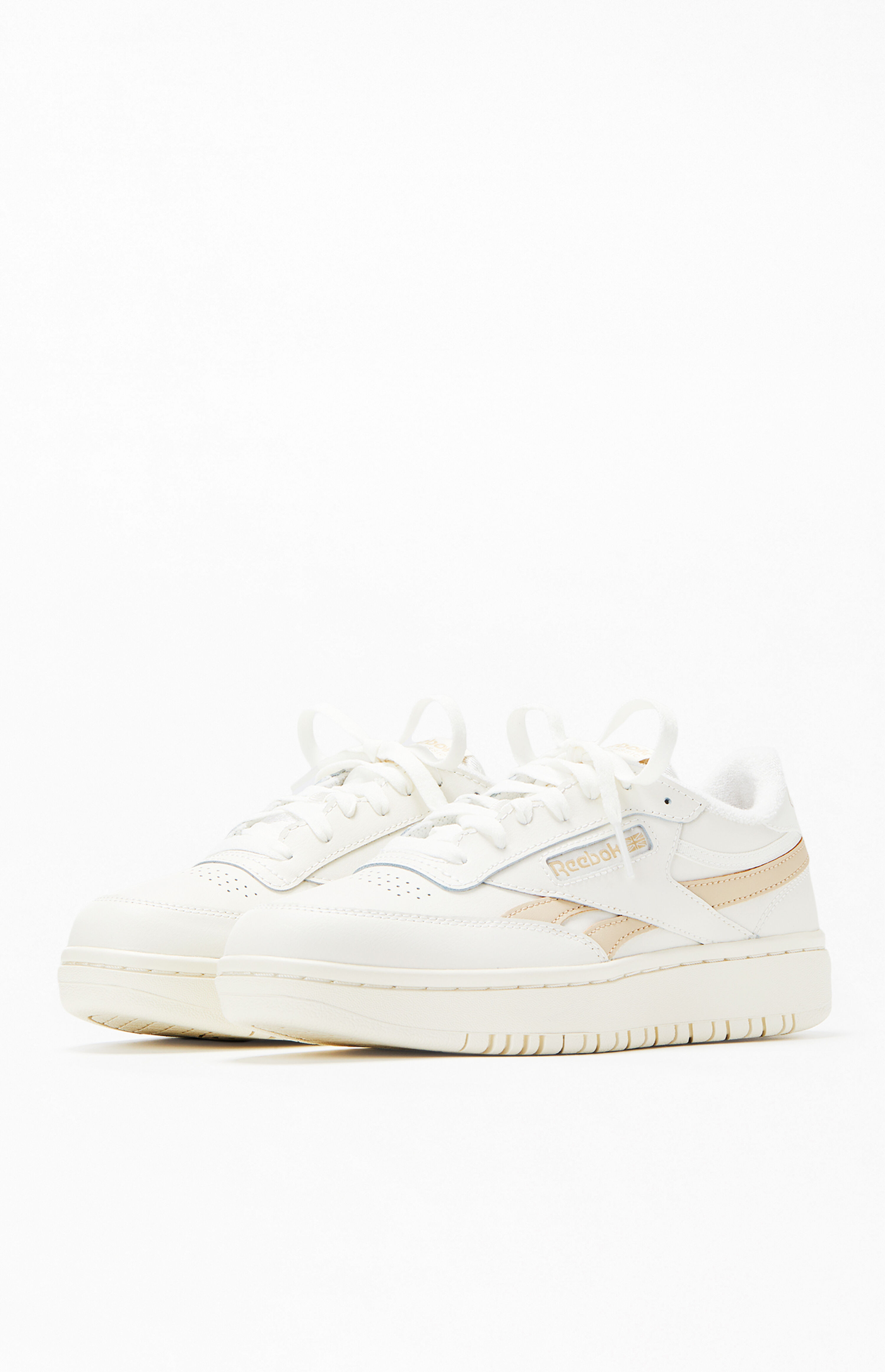 Reebok Women's Beige Club C Double Revenge Sneakers | PacSun