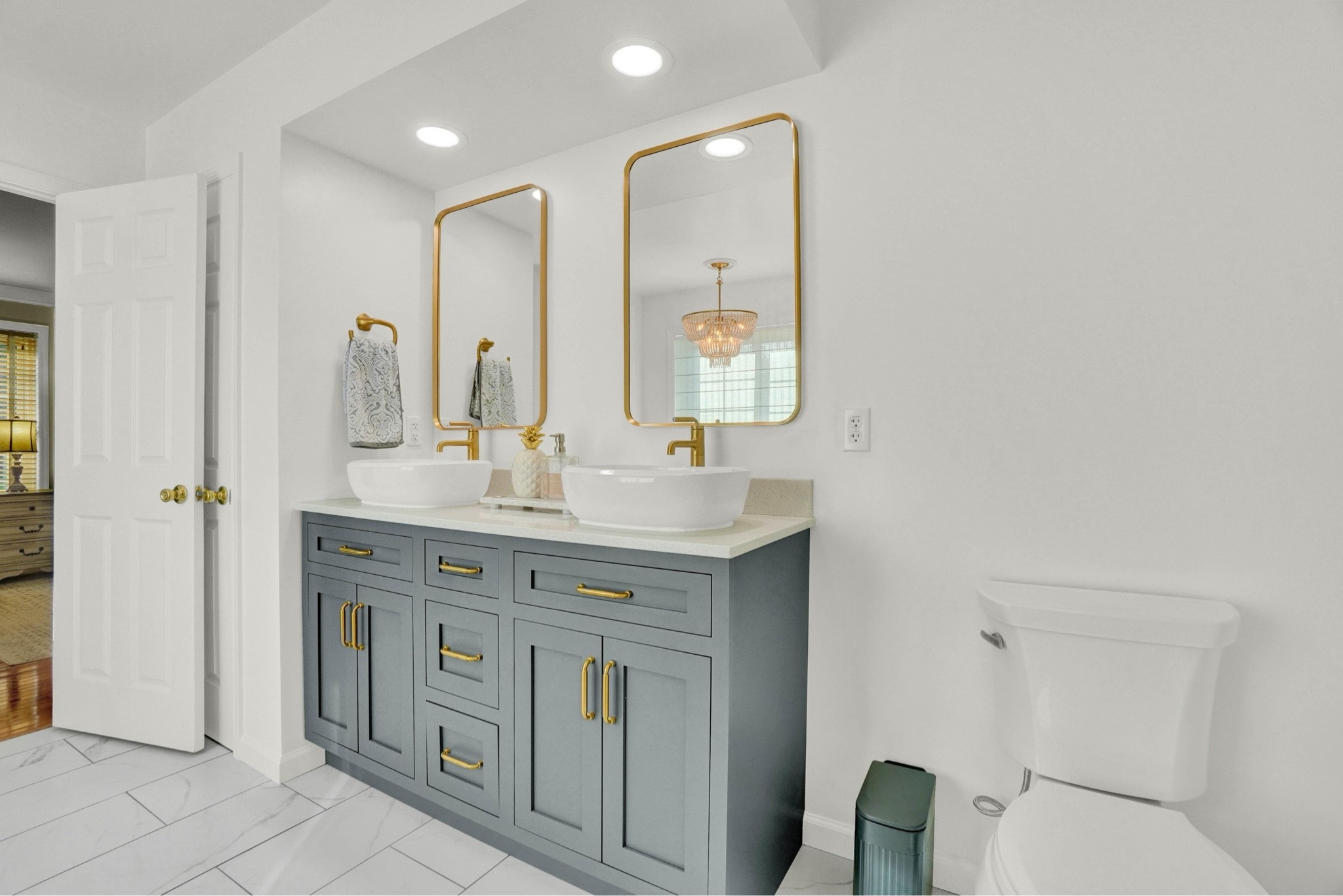 From outdated to outstanding. 🛁✨ This bathroom transformation showcases the perfect blend of style, comfort, and quality with Kohler fixtures. @Kohler #kohler #BathroomMakeover #homedecor #bathroomdecor

#LTKSaleAlert #LTKHome #LTKvlog