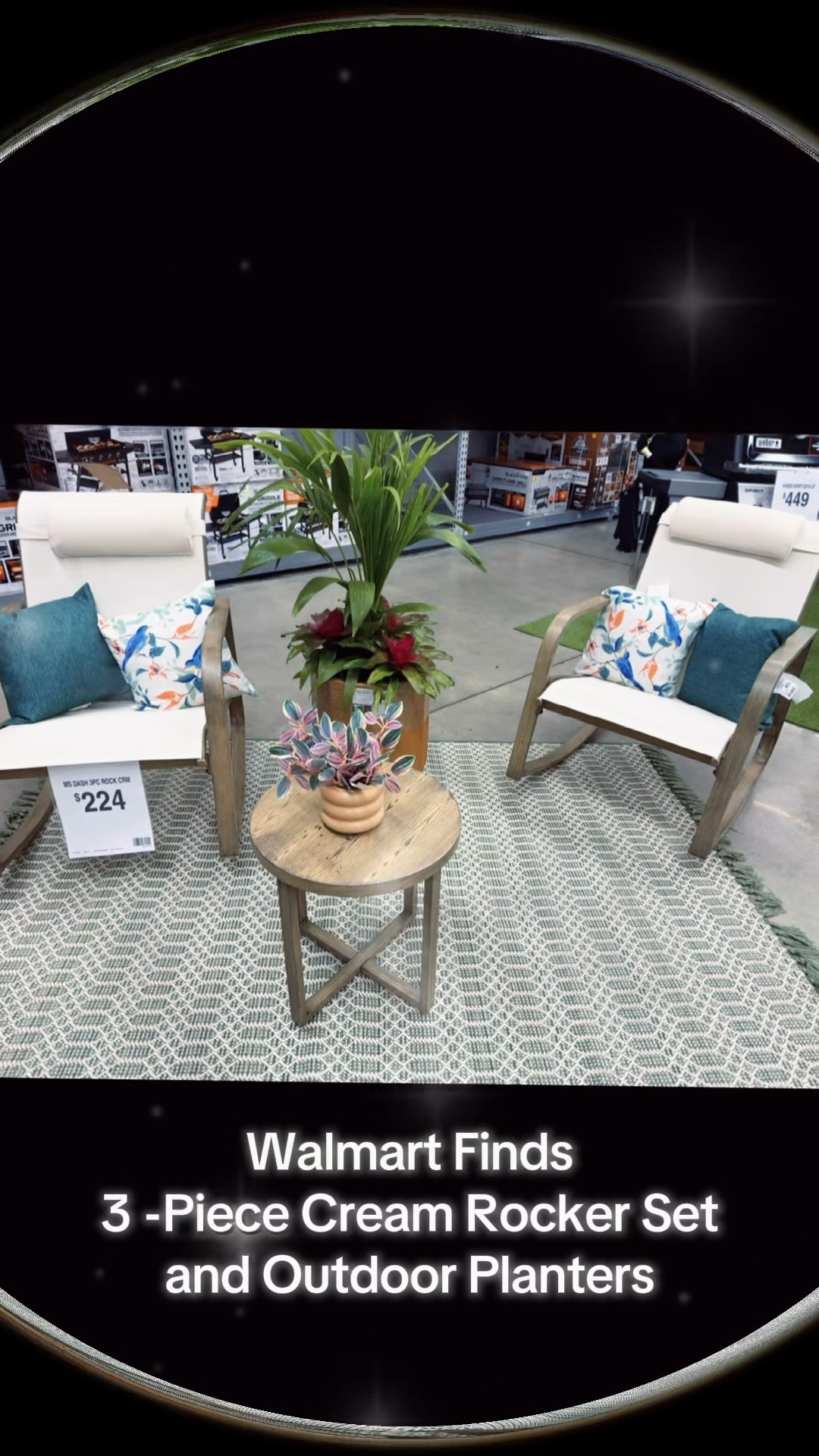 Walmart Finds 🤍 Outdoor Refresh

This 3-piece cream rocker set is giving cozy outdoor vibes—comfortable, neutral, and perfect for front porch sitting. Paired with these outdoor planters, it’s such an easy way to refresh your space for spring and summer without overspending.

Affordable, stylish, and ready for outdoor season 🌿

#WalmartFinds #OutdoorLiving #PatioRefresh #FrontPorchStyle #OutdoorFurniture #OutdoorDecor #AffordableHome #SpringDecor #HomeFinds