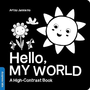 Hello, My World: A perfect book for parents and caregivers home with babies this summer (High-Con... | Amazon (US)