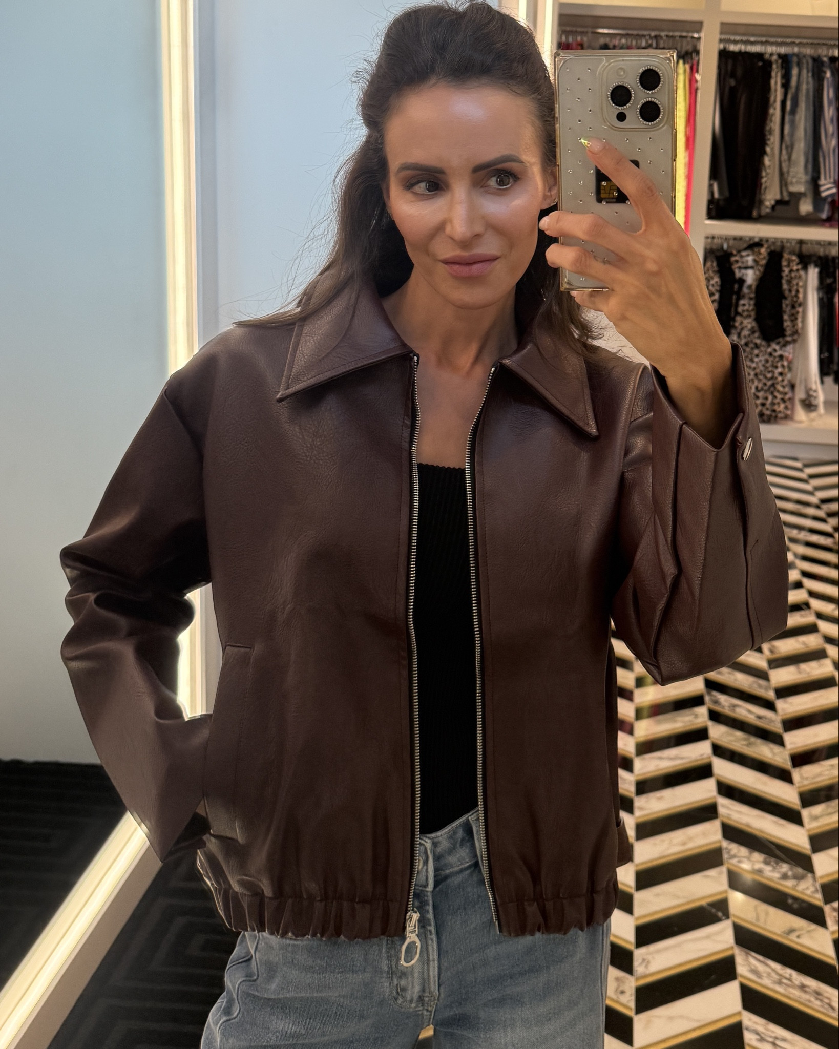 Found a great faux leather jacket that doesn’t look its price! Added a few more cute ones in here too! 

#LTKFindsUnder100 #LTKSeasonal