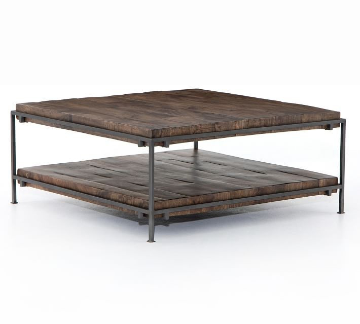 Barton 38" Square Coffee Table | Pottery Barn (US)