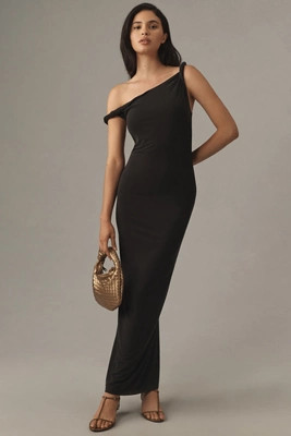 Good American Sandwashed Jersey Twist Maxi Dress | Anthropologie (US)