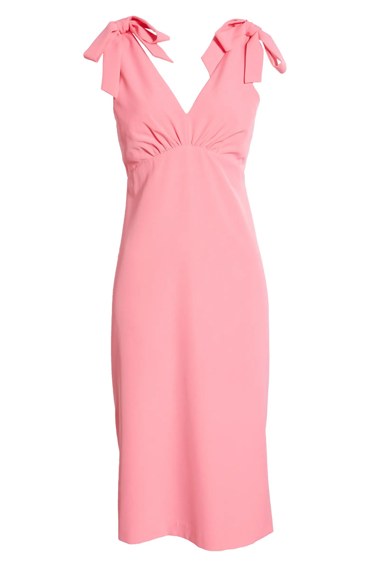 Julia Jordan V-Neck Tie Sheath Dress | Nordstrom | Nordstrom