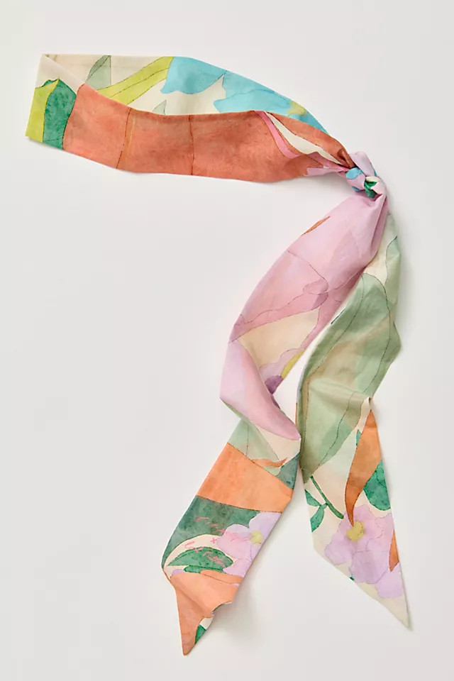FP x Lost Pattern Cartgena Skinny Hair Scarf | Free People (Global - UK&FR Excluded)