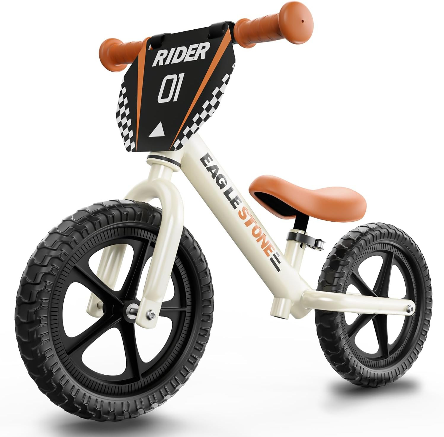 EagleStone 12 Inch Toddler Balance Bike, Early Learning Interactive Push Beginner Bicycle with Ad... | Amazon (US)