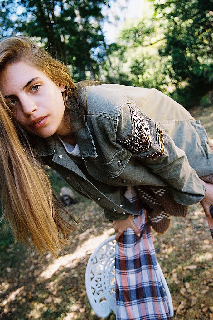 Embellished Military Shirt Jacket | Free People (Global - UK&FR Excluded)