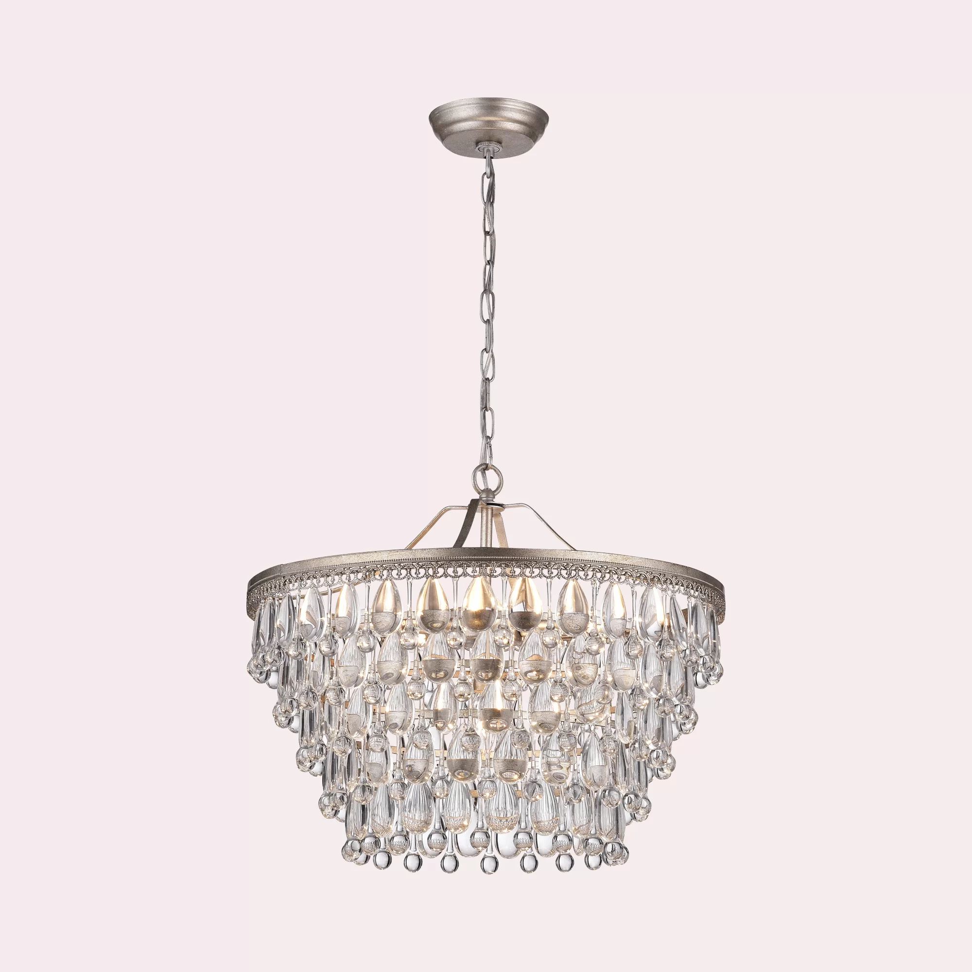 Camille 6 - Light Dimmable Tiered Chandelier | Wayfair North America