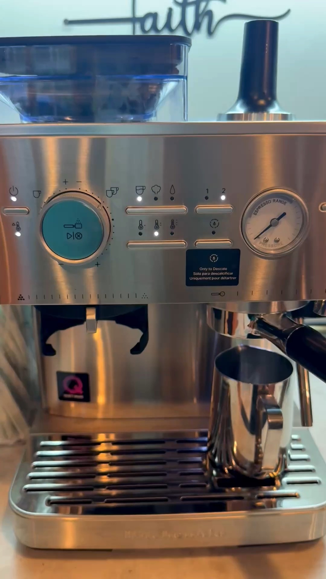 If you’re trying to bring that coffee shop experience home, this KitchenAid semi-automatic espresso machine is worth the investment. ☕️ I love a strong espresso (Starbucks has always been my go-to), and this machine delivers that rich, bold flavor right from my kitchen. I use fresh whole beans, let the built-in grinder do the work, and every cup tastes fresh and smooth.

It’s become one of my favorite parts of my morning routine—and it’s a lot more budget-friendly than making a daily coffee run. If you’re an espresso lover, this one’s definitely worth checking out.

☕️ Freshly ground beans
✨ Rich, café-style espresso
🤍 Elevates your entire morning routine

#LTKHome #LTKKitchen #CoffeeLover #EspressoMachine #KitchenAid #HomeCoffeeBar #CoffeeAtHome #MorningRoutine #KitchenEssentials #Espresso

#LTKmorningroutine #LTKfoodie #LTKHome