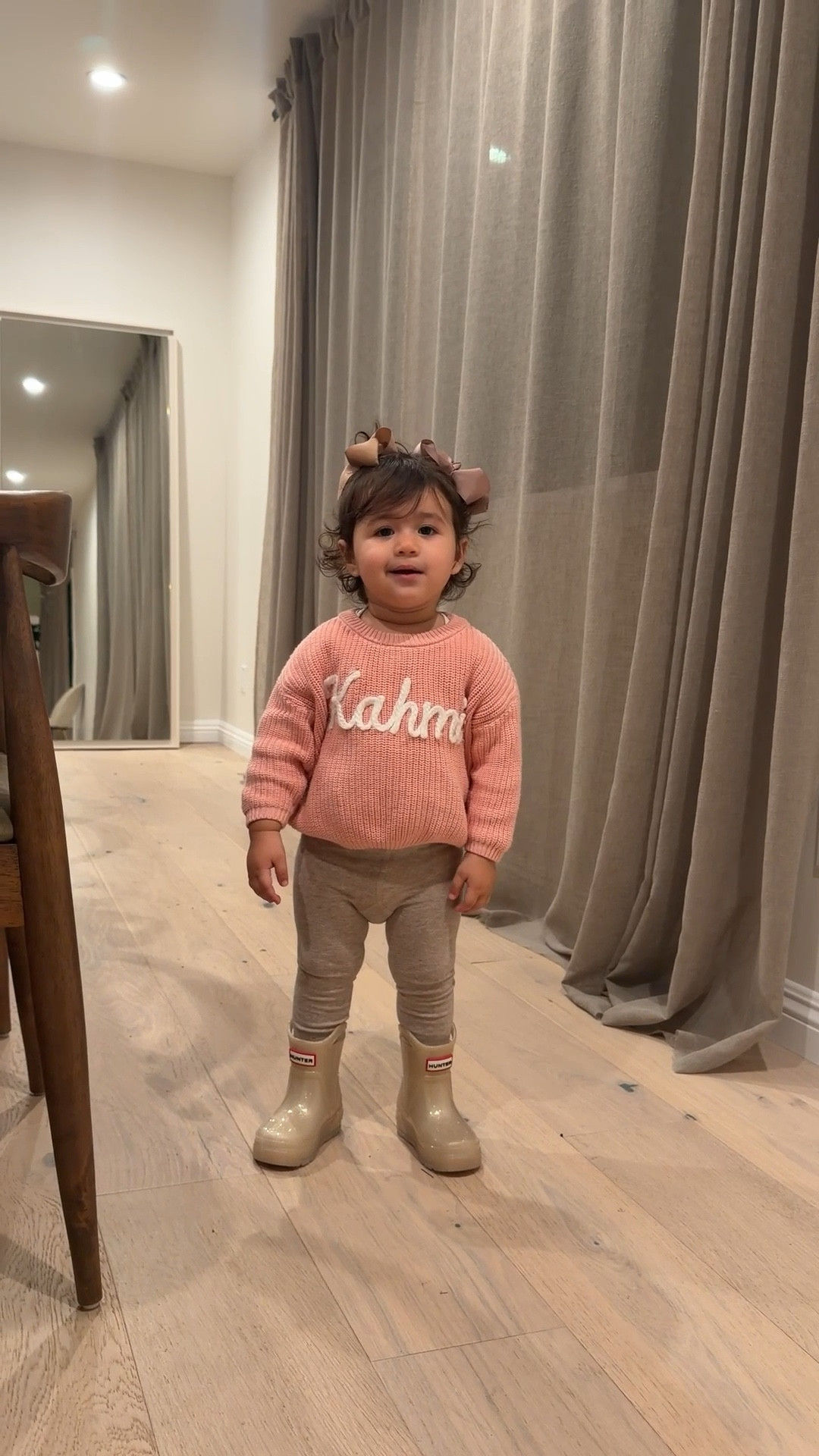 Baby girl winter outfits 
Neutral tights 
Bows 
Embroidered knit sweater 
Neutral Boots 
Toddler outfits 



#LTKKids #LTKBaby