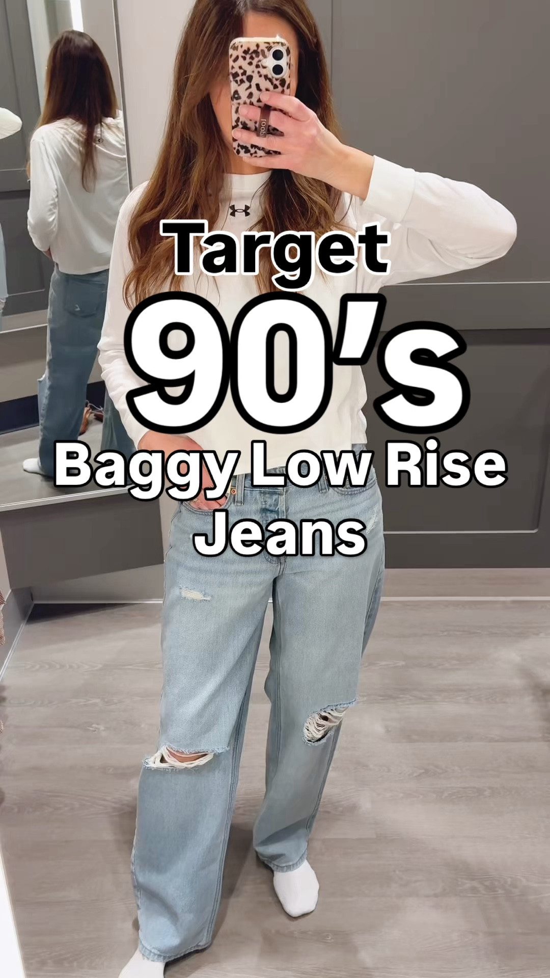 I like low rise if it’s baggy👏 

These are CUTE! Size 4

5’8” 130lbs
 These will look so cute with sandals. 

Button fly closure, distressed. Also available in a medium wash

#LTKootd