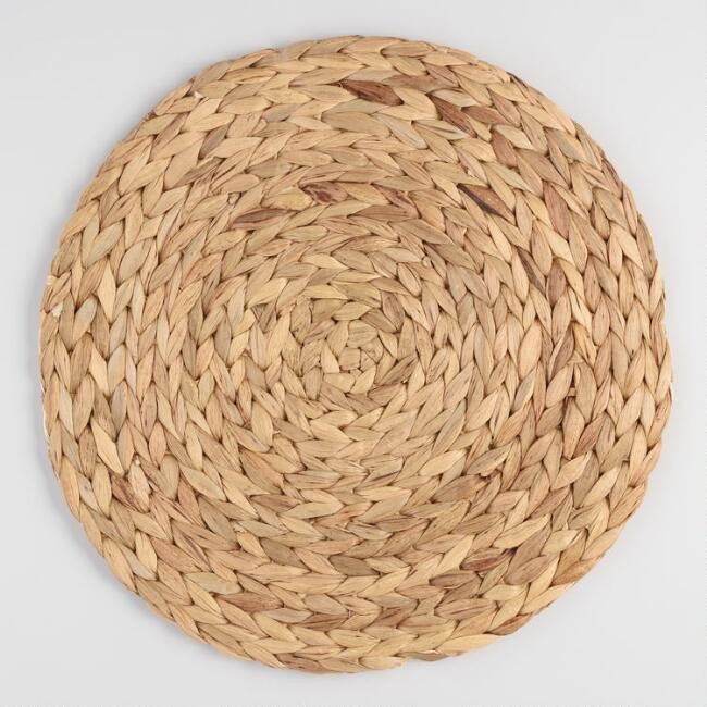 Round Natural Fiber Placemats Set Of 4 | World Market